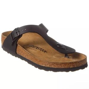 Birkenstock Gizeh Bs Birko-Flor Sandal Women's Black 37 or size  usa 6-6.5  NIB